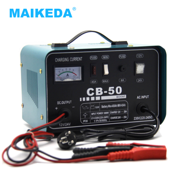 شاحن بطارية السيارة عالي الجودة CB -50 - 12/24V AC230V 750W 40A