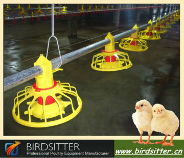 Broiler automatic feeding system for poultry