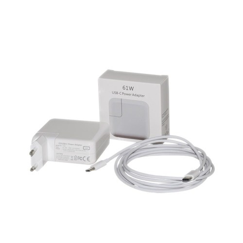 Adaptador de corrente alternada tipo c de 61w para macbook