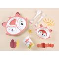 fox shaped kids dinnerware set 5pcs set