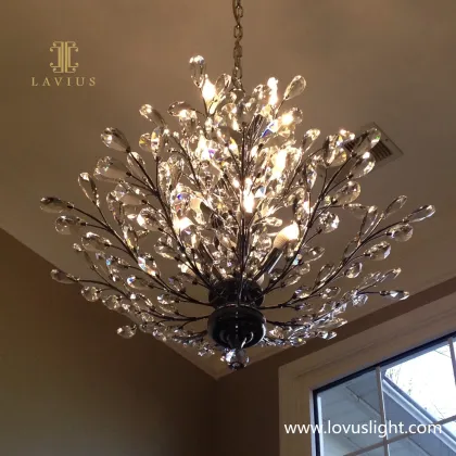 Custom Villa Chandeliers Vintage Forest Style Chandeliers Decorative Ceiling Chandeliers