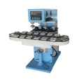 bottle kids cover caps Pad printer with conveyor
