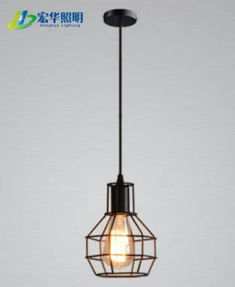 Nordic Retro Bird Cage Pendant Light