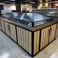 Customizable Steel and Wood Fruit and Vegetable Shelves