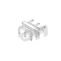 3,96 mm tonhöjd 90 ° Wafer Connector Series DW3961R-XP-A