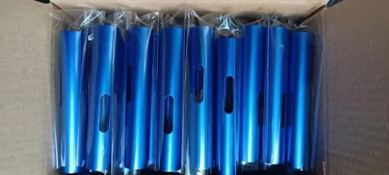 0.6mm thickness Aluminum blue polish anodized