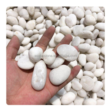 VENDITA CALDA CHOBBLESTONE NATURALI BIANCA IN FONTE