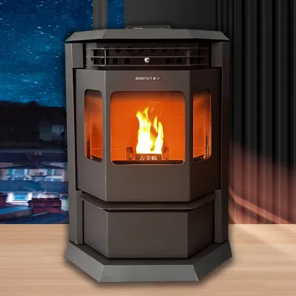 110-220V Indoor Pellet Stove Fireplace Insert for Living Room