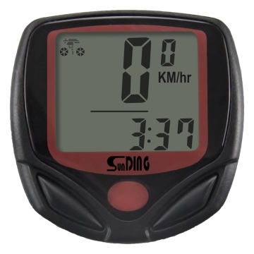 Bicycle Computer: Digital Speedometer, Odometer, Stopwatch, and Waterproof Bike Speed Meter