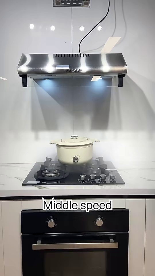 CE Approval 600mm Push Button Smoke Grease Extractors Cooker Hoods/Under Cabinet Black Kitchen Range Cooker Hood
