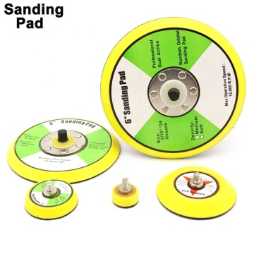 2''-6'' Sanding Disc Backing Pad Self-Gripping Abrasive Pad for Electric Sander 5/16 Inch 24 UNF External Thread