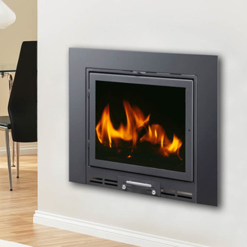Wood Burning Fireplace Stove for Home Use: Wall Inserted Landscape Heater
