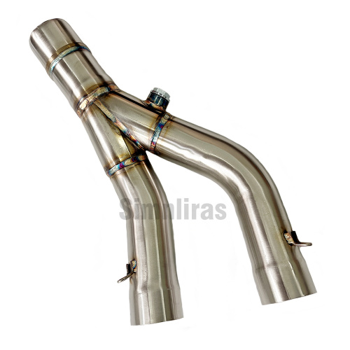 Motorradauspuff für Suzuki Hayabusa Black 08-23 Schalldämpferableitungsschlupf am System