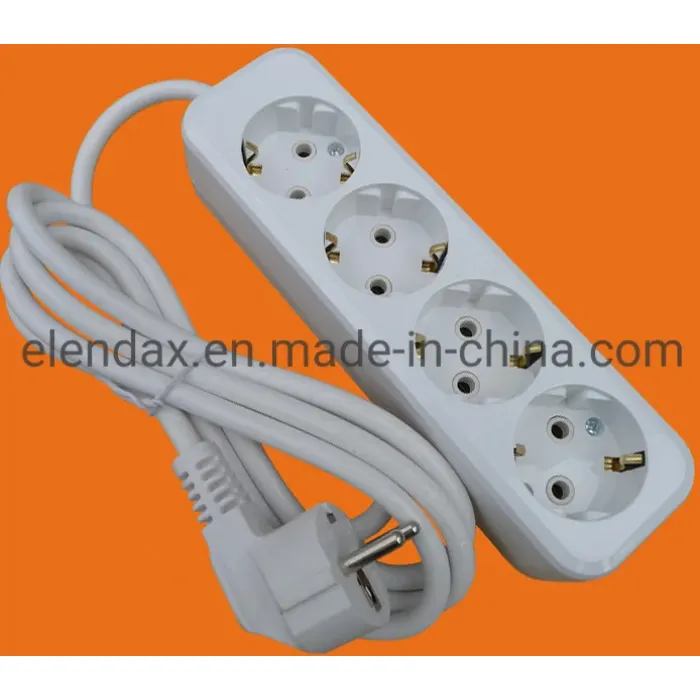 5-контактная удлинительная розетка европейского типа 10/16A E8005ES