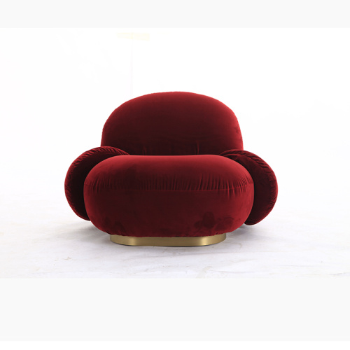 Fabric Gubi Pacha Lounge Kerusi dengan Armrest