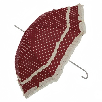 Paraguas de encaje de flores vintage para dama