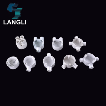 Accesorios de tubería de plástico eléctrico de alta calidad UPVC