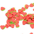 Hot Selling 10 MM Slice Polymeer Caly Rode Aardbei Vorm Fruit Spinkles Voor Diy Handgemaakte Nail Art En Slijm Onderdelen