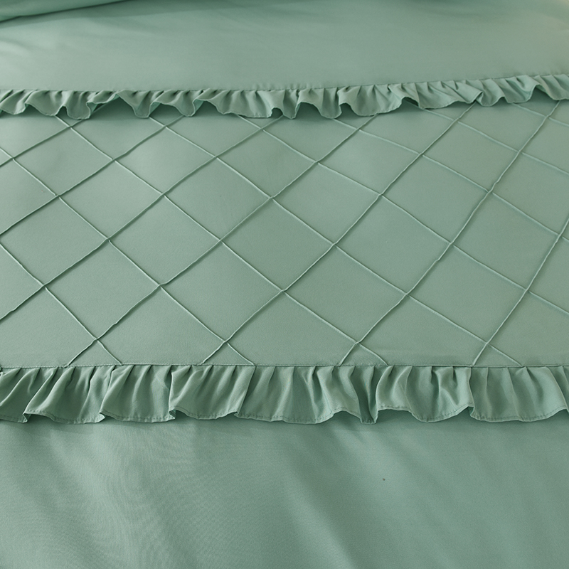 Feuilles de lit en gros microfibre en microfibre brossées fixées pour la maison