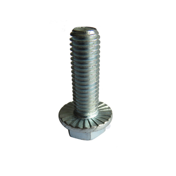 Carbon Steel Zinc Plated Serrated Hex Flange Bolt