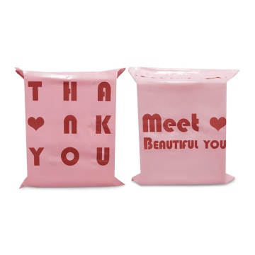 Clothing express packaging in plastic bags
