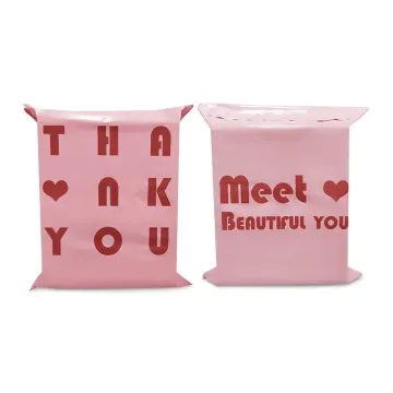 Clothing express packaging in plastic bags