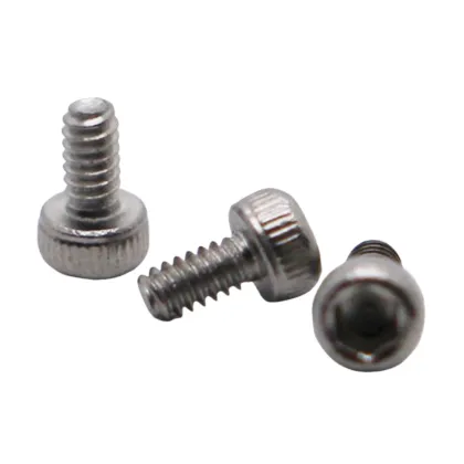 Cylindrical head hexagonal slot M1.4 SUS410 rust-resistant industrial valve micro screw