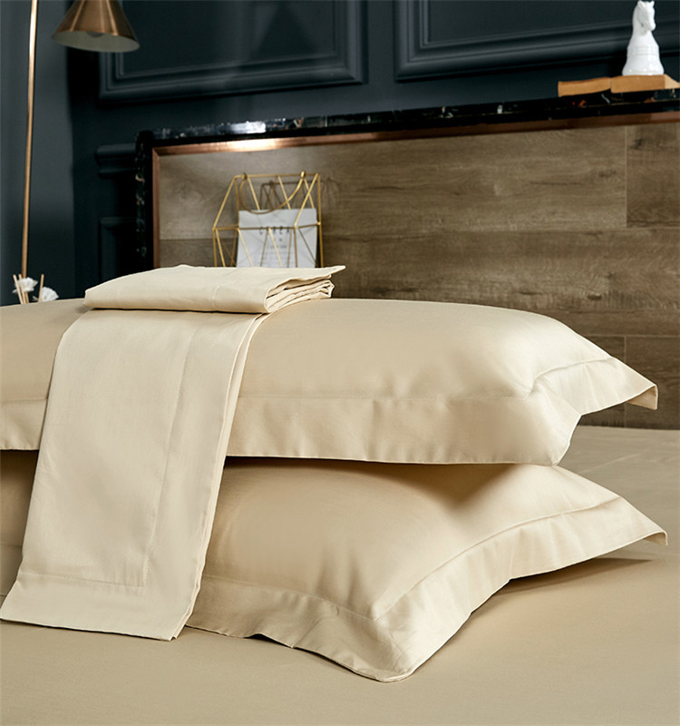 Yellow Luxury Egyptian Cotton Bedding Set for Hotels