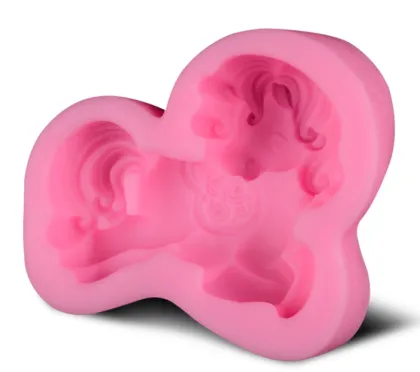 Cheap Price Silicone Soap Making Molds Little Horse Shape Silicone Soap Molds