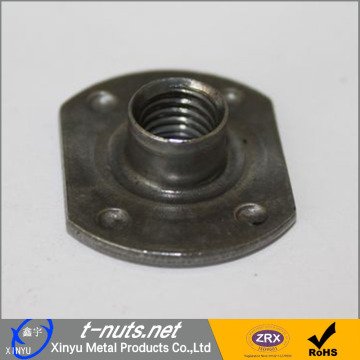Weld Nut M6 Stainless Steel 4 Welding Spot