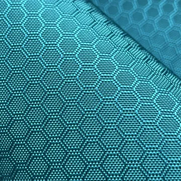 POLYESTER HEXAGON SIXANGLE HONEYCOMB dobby Oxford Fabric