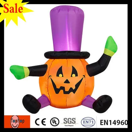 pumpkin decor inflatable squash with lantern pumpkin price