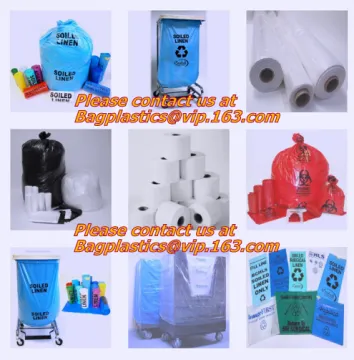Can liners, Trash bags, Refuse sacks on roll, Bin liners, Household bags, Waste bags
