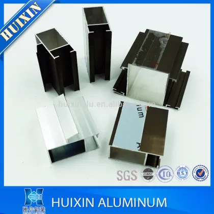 Tanzania diy aluminium window frames Silver color aluminum front door
