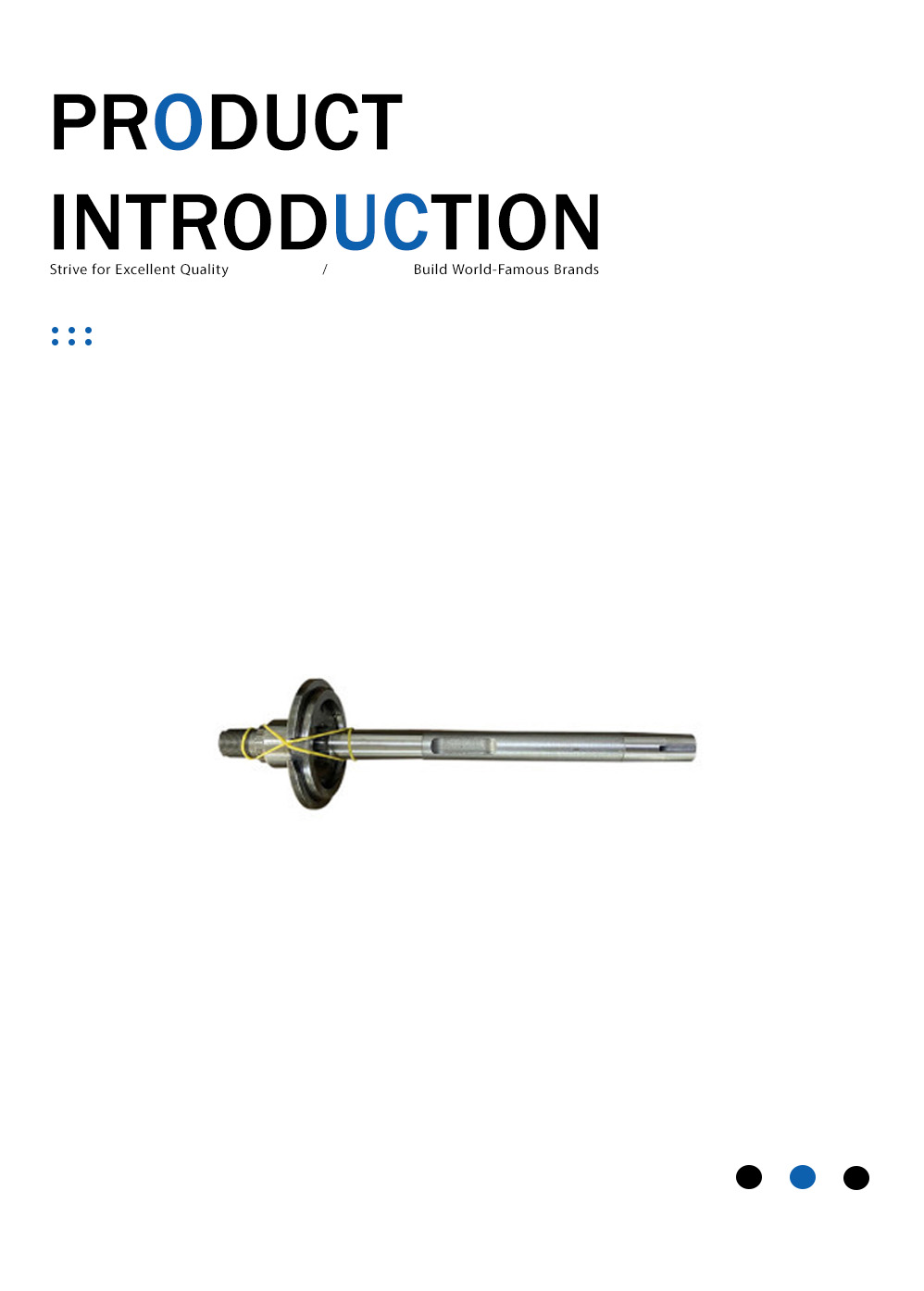 Short Shaft for All In One Machine