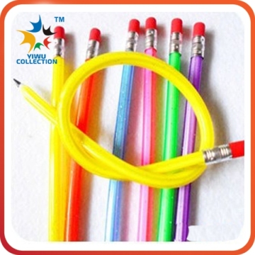 wholesale low price flexible eco-friendly bendy bending pvc pencil