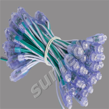 Tiras de luz LED de píxeles de 5V/12V DC - Iluminación exterior RGB de 8 mm/5 mm