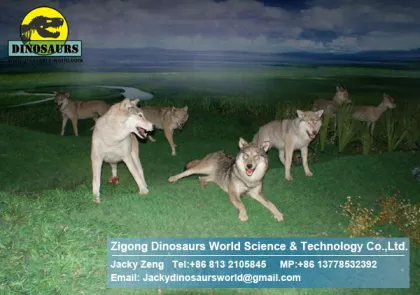 Animatronic Wolf pack(Three)