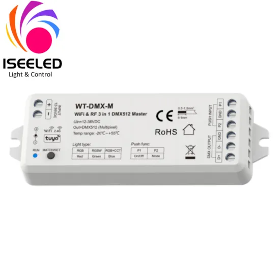 DMX512 LED Controller WiFi & RF 3 in 1 Function