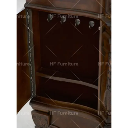 Luxury American Wooden Dressing Table with Mirror