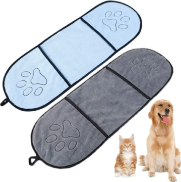 Microfiber Soft Bath Robe & Drying Towel for Cats and Dogs