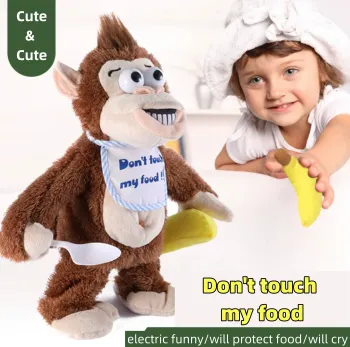 Funny chimp/monkey plush toy