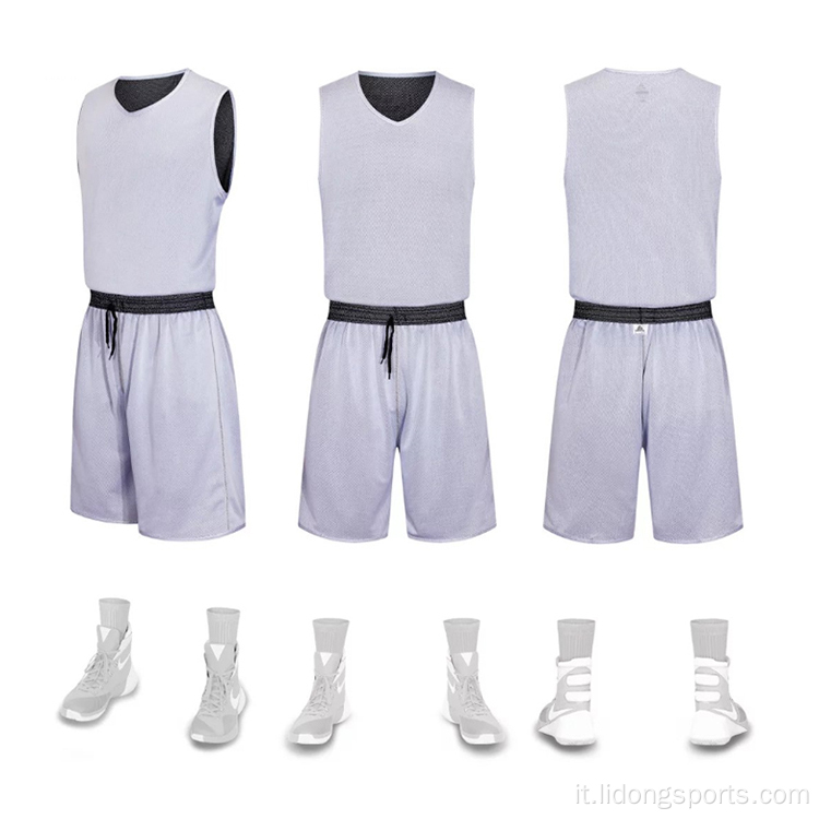 Uomini Nuova maglia da basket da basket personalizzato