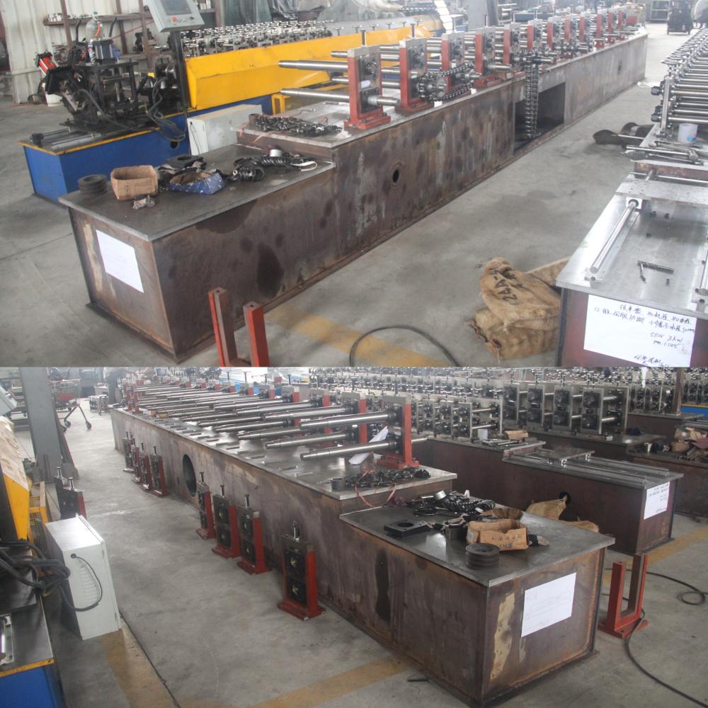 Manual c cold roll forming machine