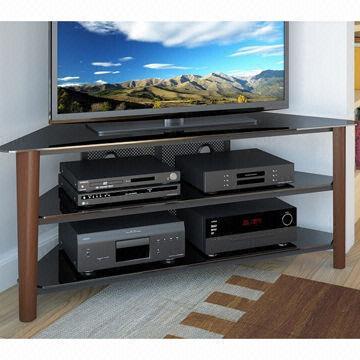 Tempered glass TV stand