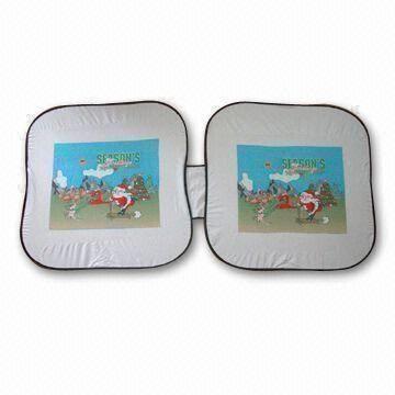 Car Sunshade for Windscreen, Made of Silver-coated Nylon, Measures 150 x 70cm