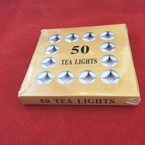 50 PCS LILIN TEALIGHT WARNA PUTIH