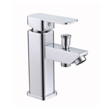 Bathroom used cold water chromed plated wash basin tap
