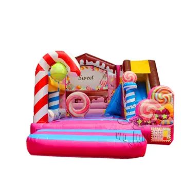 Factory kids Outdoor Inflatable Trampoline for children