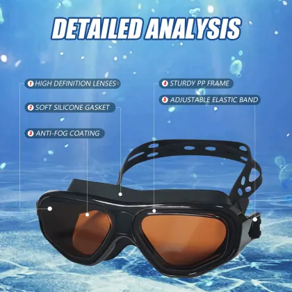 2021 Factory Wholesale Men Women Swim Glasses Waterproof Anti-fog HD Transparent Myopia Swimming Goggles